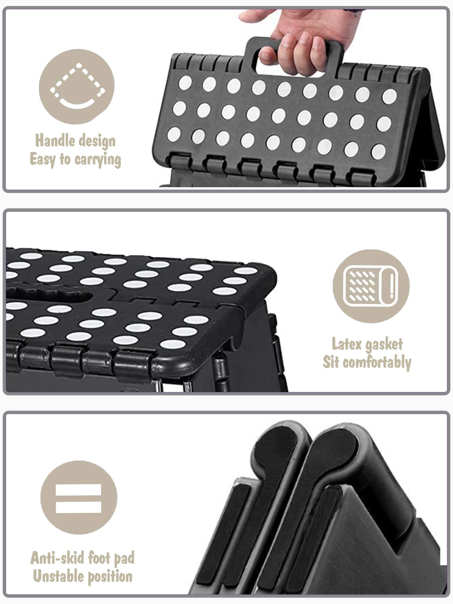 ACSTEP 13-Inch Folding Step Stool with Non-Slip Surface photo 6