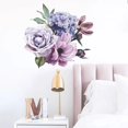 thumbnail image 1 of Pegatinas de flores para fondo de pared de sala de estar, pegatinas de decoración de pared de dormitorio, papel tapiz autoadhesivo, 1 of 4