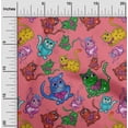 thumbnail image 1 of oneOone Cotton Cambric Dark Peach Fabric Kitten Cats Diy Clothing Quilting Fabric Print Fabric By Yard 56 Inch Wide-GJK, 1 of 4