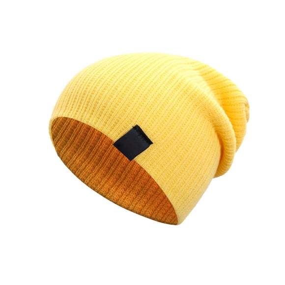 Bonnets d'Hiver Hommes Femmes Bonnet Extérieur Chapeau de Ski Bonnet Tricoté Doux Nouveau
