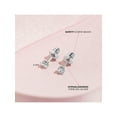 thumbnail image 4 of 925 Sterling Silver CZ Princess Square Cut Screw Back Earrings for Baby Girl 3mm, 4 of 7