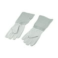 thumbnail image 3 of M/L/Xl Cowhide Gardening Flower Pruning Long Sleeved Protective Gloves White M, 3 of 9