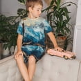 thumbnail image 4 of Balery Iceberg Bald Eagle Conjunto de Pijama Infantil de Manga Corta con Estampado – Ropa de Dormir de Algodón Suave-Medium, 4 of 6