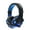 Black Blue, variant on LED Light Soft Ear Muff Adjustable Over-ear PC Notebook Gaming Wired Headset,Black Red