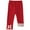 Red3, variant on fatyb Toddler Baby Girls Winter Fleece Lined Leggings Elastic Waist Thermal Pants Infant Warm Bottoms