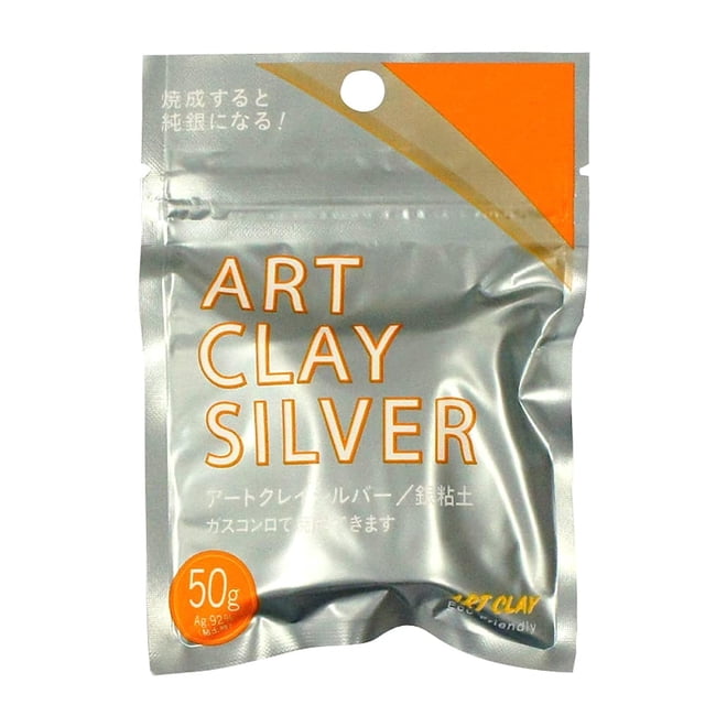 Silver Clay Art Clay, 50 g, nueva fórmula para la fabricación de joyas