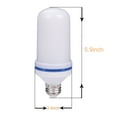 thumbnail image 3 of LED Flame Effect Fire Light Bulbs E26 Base Decorations Flame Light Bulbs 4 Modes Flame Light Bulbs, 108pcs LED Beads Flickering Fire Atmosphere Party Decorative Lamps, 1 pc, 3 of 8
