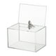 thumbnail image 5 of Caja de sugerencias, caja de donación acrílica con cerradura, transparente, soporte de letrero para colección de donaciones escolares, boleto de, 5 of 8