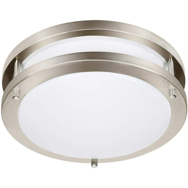 Drosbey 36w Led Ceiling Light Fixture 13in Flush Mount Lamp For Bedroom Kitchen Bathroom Hallway Stairwell Super Bright 3200 Lumens 5000k Daylight White Com Drosbey 36w Led Ceiling Light Fixture, White Flush Mount Light Fixture