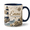 Black, variant on LANG ECOMMERCE Coffee Mug Personalized Lighthouse Coastal Ceramic Cup for Morning Coffee Beach Lover Gift