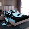 thumbnail image 1 of Erosebridal Minimalst Sheet Set Full, Futuristic Geometric Bedding Sets Full Size, Mid Century Decor 4pcs, 1 of 7
