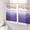 purple, variant on Sheer Curtains 84 Inches Long 2 Panels Set for Living Room, Pink Ombre Stripe Semi Sheer Curtains for Windows, Abstract Summer Beach Coastal Voile Window Treatments Rod Pocket Curtain