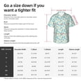 thumbnail image 6 of Lsque Daisy Floral A pattern Hawaiian Shirt for Men, Unisex Summer Beach Casual Short Sleeve Button Down Shirts-XX-Large, 6 of 9