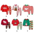 thumbnail image 3 of Gyratedream Christmas Pajama Outfit for Kids Toddlers Cotton Long Sleeve Sleepwear and Pant 2-Piece Set, 3 of 3