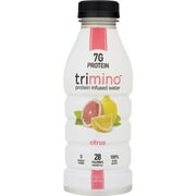 Trimino Protein Infused Water, Citrus, 16 Fl Oz, 12 Ct
