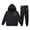 j-251Black70, variant on HAYIMI Children Fall Hoodie Pants Set, Cartoon Dog Print Long Sleeve Hooded Tops With Jogger Trousers Daily Outfit Sets Leisure Clothes Sets