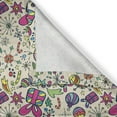 thumbnail image 4 of Ambesonne Christmas Valance Pack of 2, Lively Rich Doodle, 54"X18", Multicolor, 4 of 5