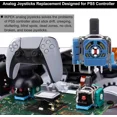 thumbnail image 4 of Lot de 6 Joysticks Analogiques 3D de Remplacement pour Manette PS5, Pièce de Joysticks avec Trousse de Tournevis de Réparation pour Manette DualSense Playstation 5, 4 of 6