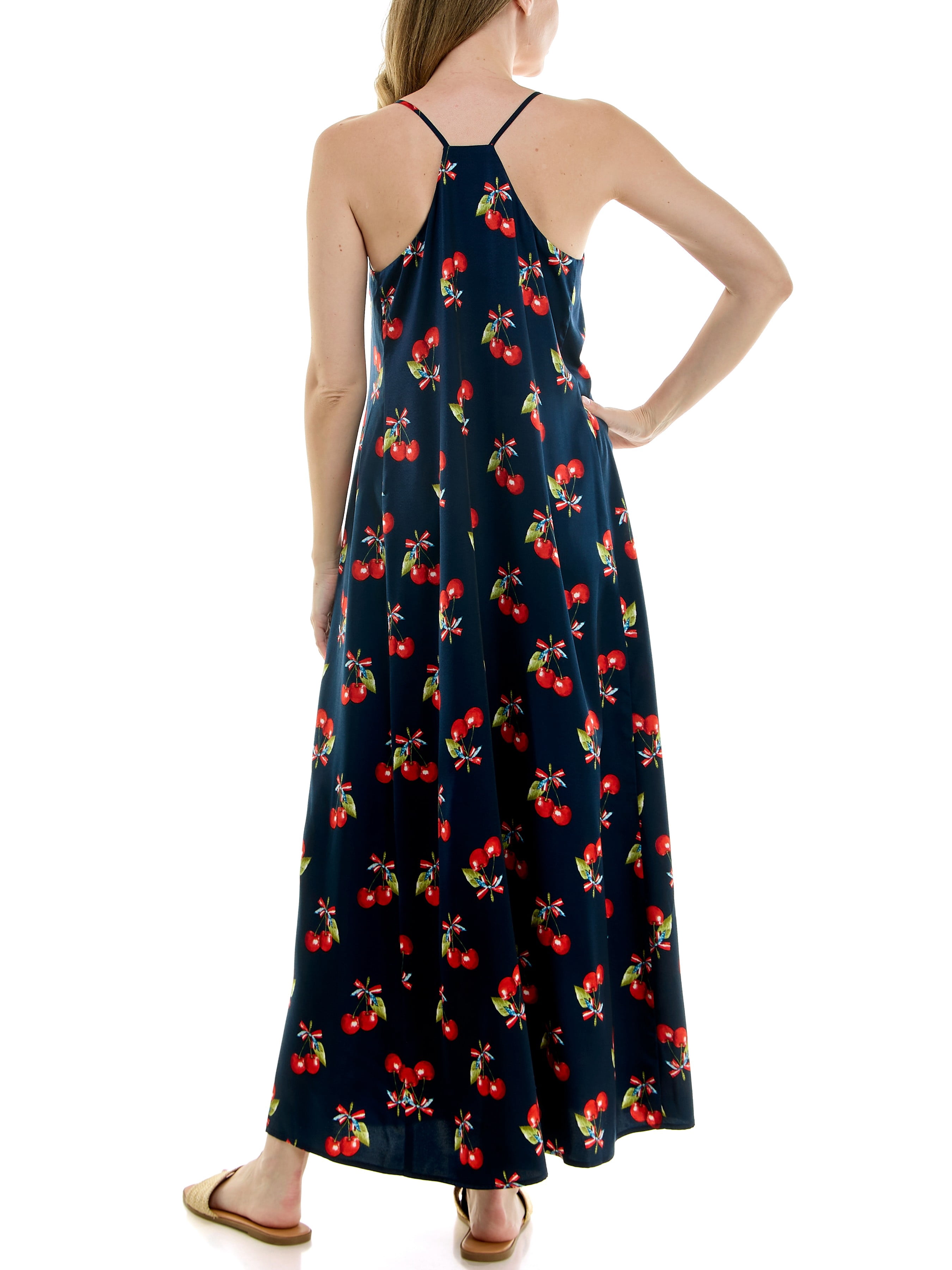 Nicole Miller Women's Maxi Slip Dress With Built In Bra, Sizes S-XL