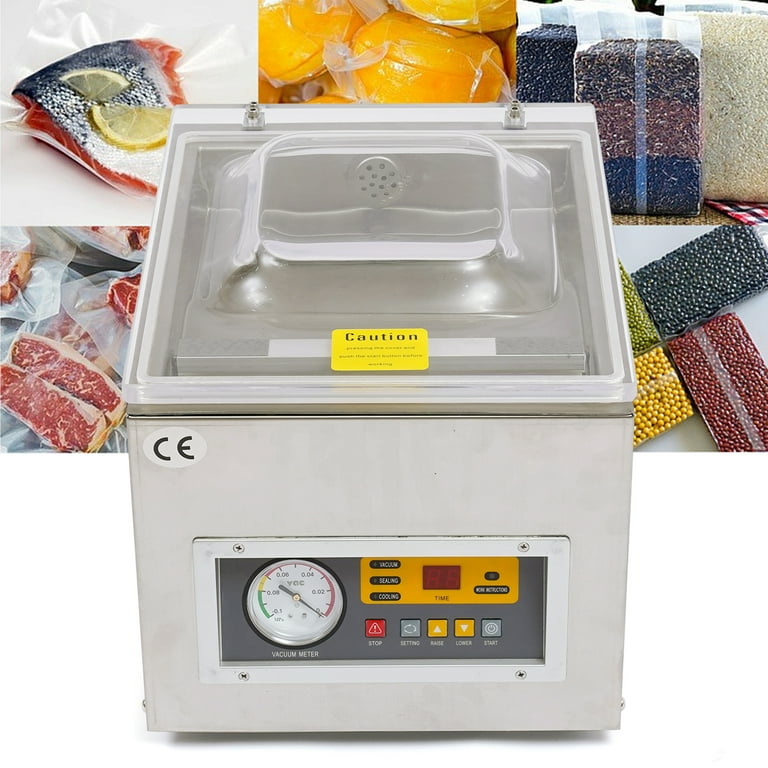 VEVORbrand Chamber Vacuum Sealer Machine DZ 260S Commercial Kitchen Food Chamber  Vacuum Sealer, 110V Packaging Machine Sealer for Food Saver, Home,  Commercial Using 