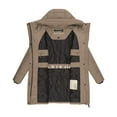 thumbnail image 4 of Marikoo Women's Thigh-Length Quilted Winter Coat with Hood - Karumikoo XVI, 4 of 9