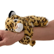 BESTSKY Kids Gifts Stuffed Animal Cat Slap Bracelets,Fluffy Wild Animal Snap Bracelet for Kids,First Day Back to School 5.9 Inch Plush Wrist for Child Pet Adoption Party Favors