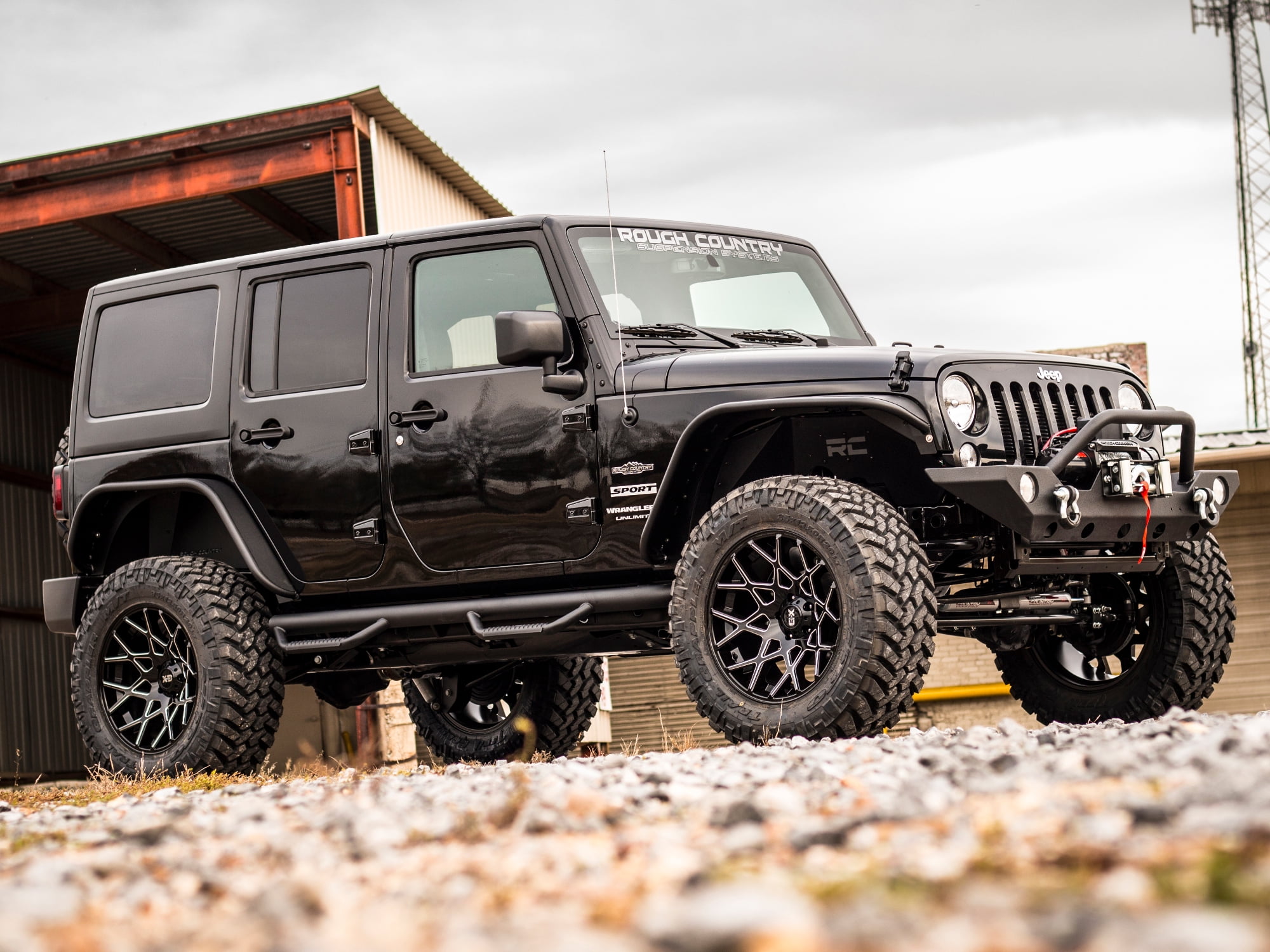 Rough Country 3.5" Lift Kit (fits) 2007-2018 Jeep Wrangler JK 4DR | N3 Shocks | Suspension System | 69430