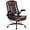 Brown, variant on VITESSE Ergonomic Office Chair with Flip-up Armrests, Big and Tall Leather Executive Office Chair, High Back Lumbar Support Home Computer Desk Chair, Heavy and Duty Computer Chair (White)