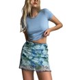 thumbnail image 2 of goowrom Jupe Bustier à Bordure String Style Campagnard pour Femmes, 2 of 7