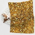 thumbnail image 6 of Disketp Bright Shiny Golden Dog Blanket/Bed Cover for Dogs and Cats,Puppy Essentials-Large, 6 of 8