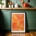 thumbnail image 6 of Amber Orange Abstract Flow - Painting Black Framed Wall Art Print 24 x 36 inches, 6 of 8