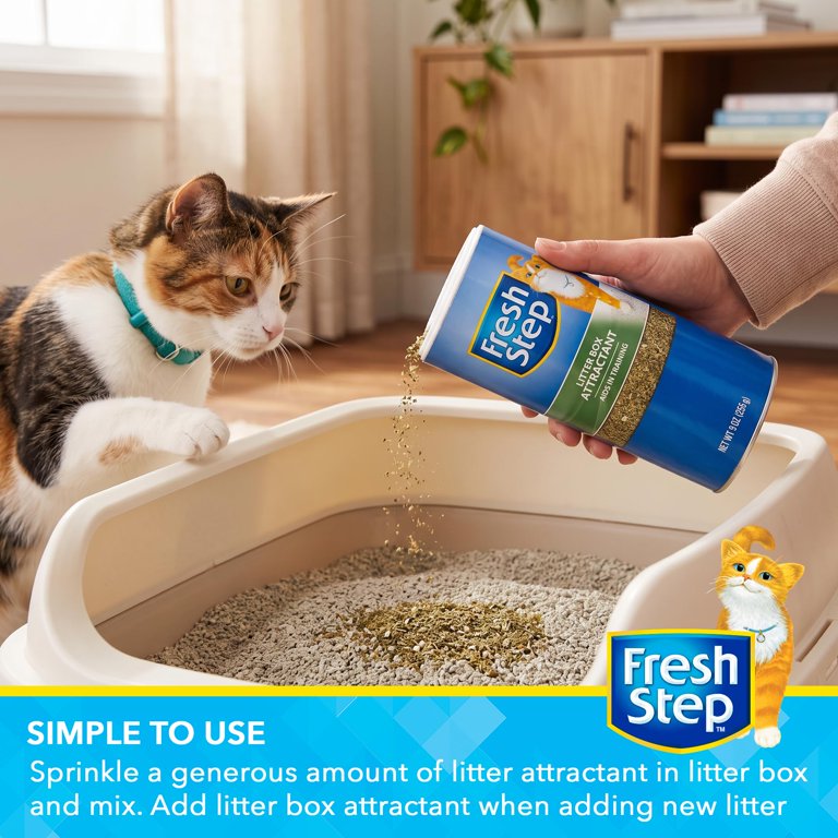 Fresh Step Litter Box Attractant Powder, All Natural, 9 oz photo 5