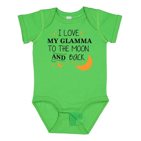 

Inktastic I Love My Glamma to the Moon and Back Gift Baby Boy or Baby Girl Bodysuit