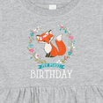 thumbnail image 4 of Inktastic First Birthday 1 Year Old Girl Fox Girls Baby Dress, 4 of 5
