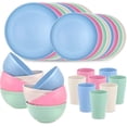 thumbnail image 1 of Supernal 32pcs Wheat Straw Dinnerware Sets, 1 of 7
