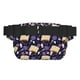 thumbnail image 3 of Fotbe Lavender Flowers Cangurera Cuadrada con Estampado de Doble Capa, Bolsa de Cintura Ajustable Mini para Hombres y Mujeres, 3 of 9