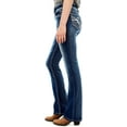 thumbnail image 5 of WallFlower Women's Luscious Curvy Bootcut Mid-Rise Insta Stretch Juniors Jeans (Standard and Plus), 5 of 9