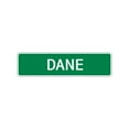 thumbnail image 1 of Dane Boys Children Name Letter Printed Plaque Decoration Label Indoor Outdoor Unique Wall Novelty Aluminum Metal Sign 4"x13.5", 1 of 1