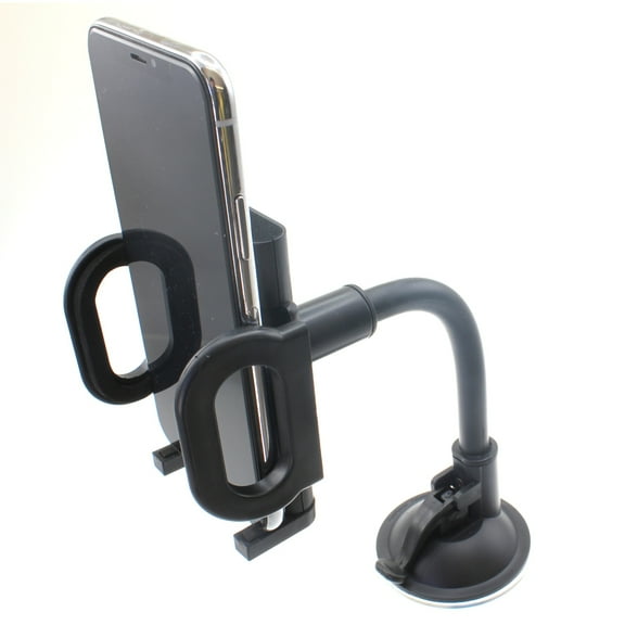 Windshield Car Mount for Samsung Galaxy A16 5G - Holder Glass Cradle Swivel Dock for Galaxy A16 5G