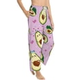 thumbnail image 2 of Daiia Different Avocados Women's Sleep Pant with Pockets and Drawstring,Pajama Pants-Small, 2 of 9