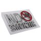 thumbnail image 3 of No símbolo Autoadhesivo ABS Plástico Pared Calcomanía licencia Interior Al, 3 of 8