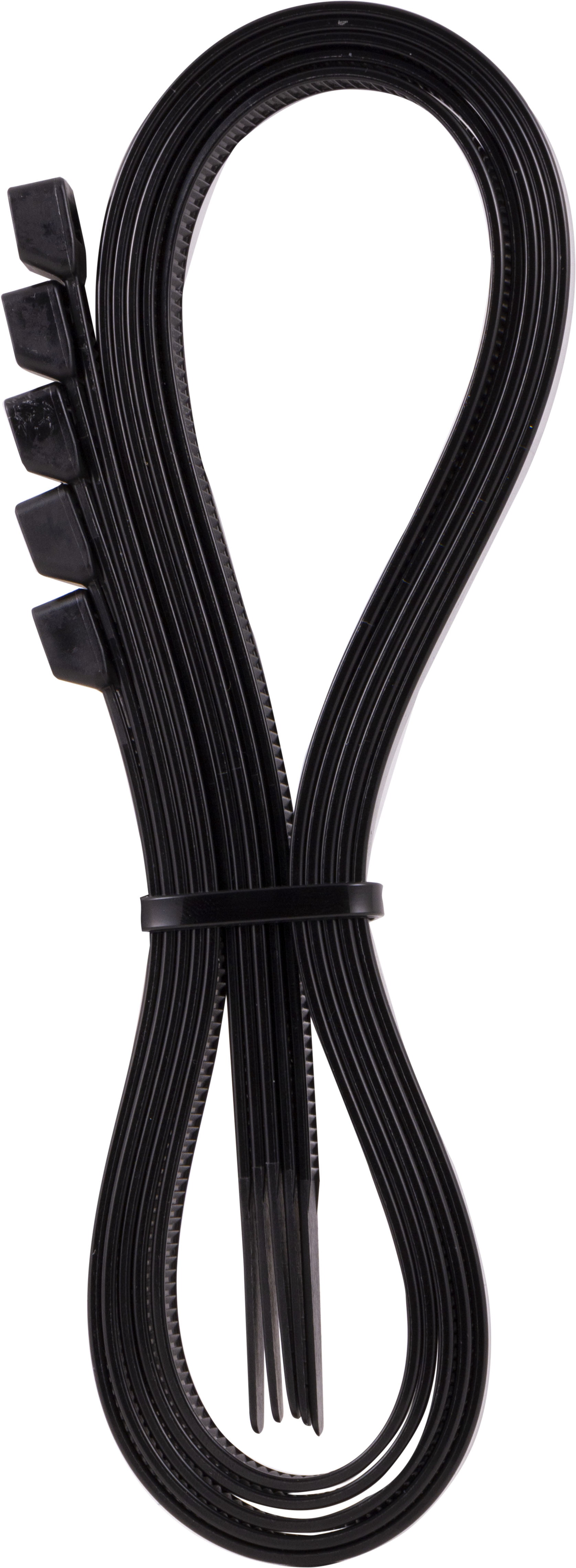Cable Ties 24-inch Black 180 LBF UV Resistant Nylon 5 count 