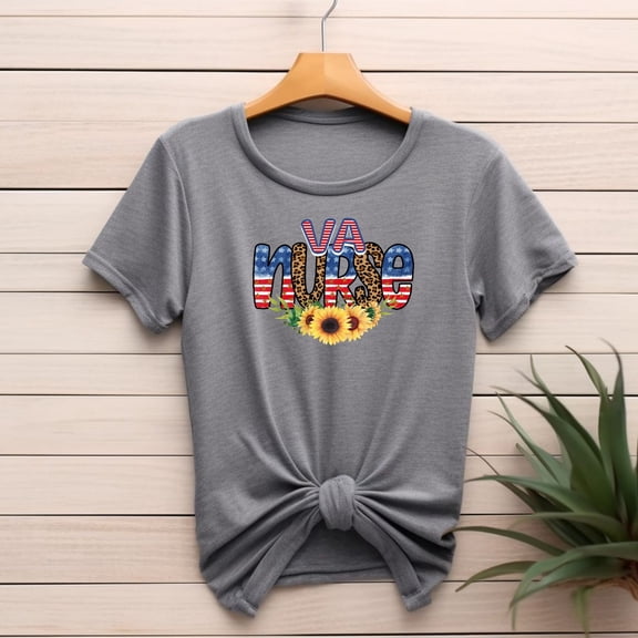 VA Nurse Shirt Veterans Affairs Nurse Gift for Nurse Tshirt RN Christmas Present for Registered Nurse Tee Nursing School Graduation Birthday