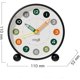 thumbnail image 2 of Silent Bedside Digital Alarm Clock, 4 Inch Round, Non Ticking, Battery Operated with Light Function, 2 of 5