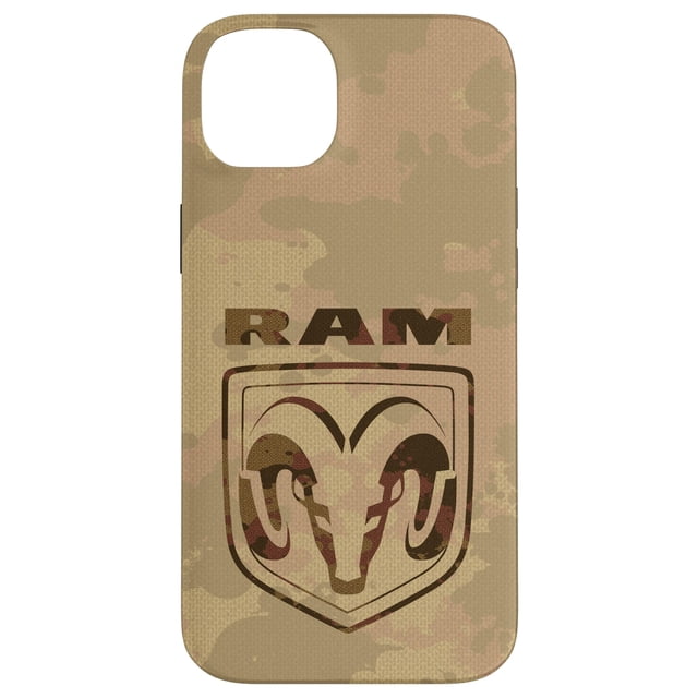 Funda de teléfono RAM Trucks Brown Camo Logo para iPhone 14 Plus