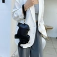 thumbnail image 3 of Elephant Shaped Crossbody Bag for Women Shoulder Handbag PU Leather Wristlet Clutch Purse, 3 of 9