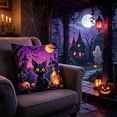 thumbnail image 5 of Lzobxe Halloween Pillow Covers, Wrinkle and Fade Resistant Throw Pillow Cases, Soft Fall Decorative Cushion Covers for Bedroom, Living Room, Sofa, 5 of 6