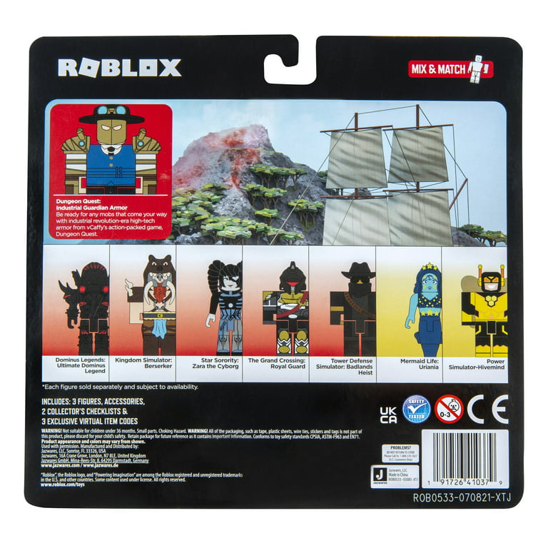 NEW Roblox Dominus Dudes Mix and Match Set of 4 Characters + Accessories +  Code
