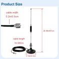thumbnail image 6 of 27MHZ CB Radio Antennas Car Antennas Replacement Portable Indoor Outdoor Magnetic Heavy Duty Magnet Mount Mobile Car Radio Antenna for President Midland Cobra Uniden, 6 of 8