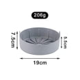 thumbnail image 5 of Air Fryer Silicone Bakeware Baking Tools Reusable Silicone Pot Baking Basket Pizza Plate Grill Pot Kitchen Cake Cooking Tool, 5 of 5